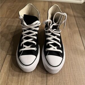 Converse Black and White Canvas Sneakers